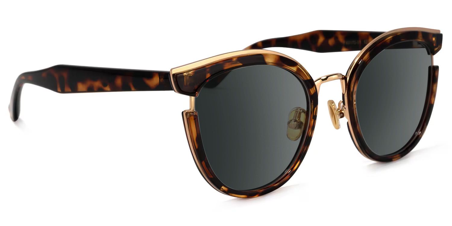 Laraine Cat Eye Tortoise Frame Sunglasses | Zeelool Optical2