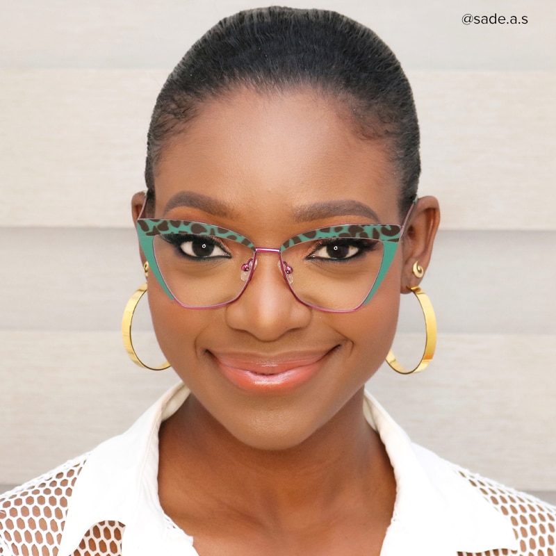 Luperon Cateye Dark-Green Glasses4