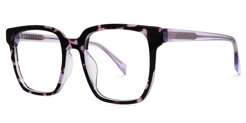 Square Aivry Purple Glasses deals -Zeelool Glasses1