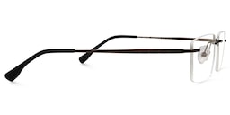 Cetina Rectangle Brown Glasses2