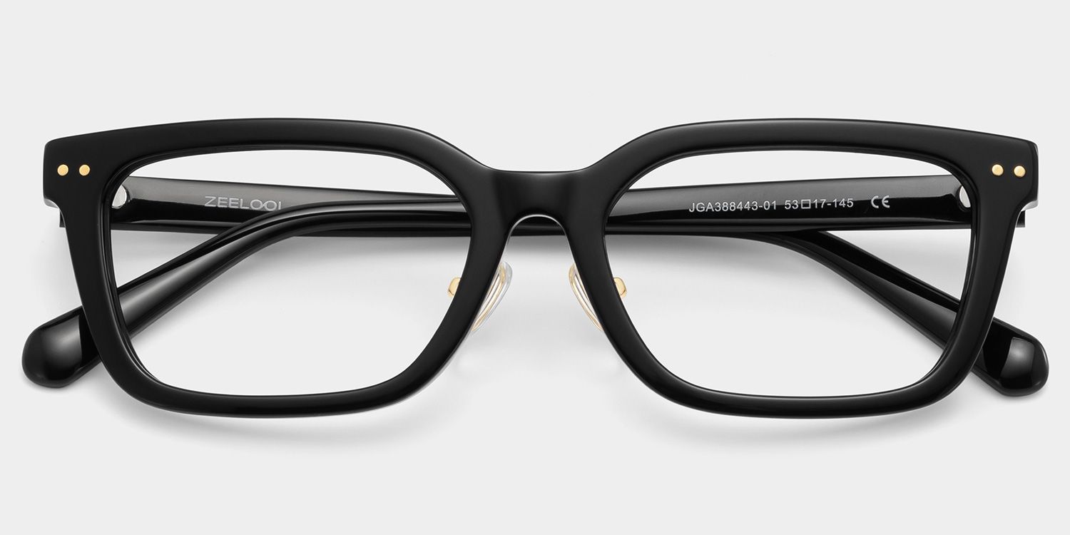 Remy Black Rectangle Glasses | Screen‑Ready Athleisure3