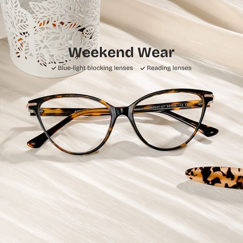 Jagger Cat-Eye Tortoise Glasses