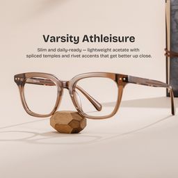 Angela Brown Rectangle Glasses0