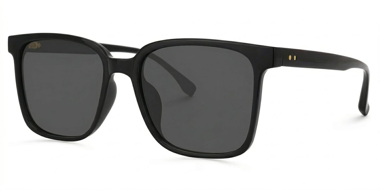 Contreras Tr90 Black Square Frame Sunglasses | ZEELOOL1