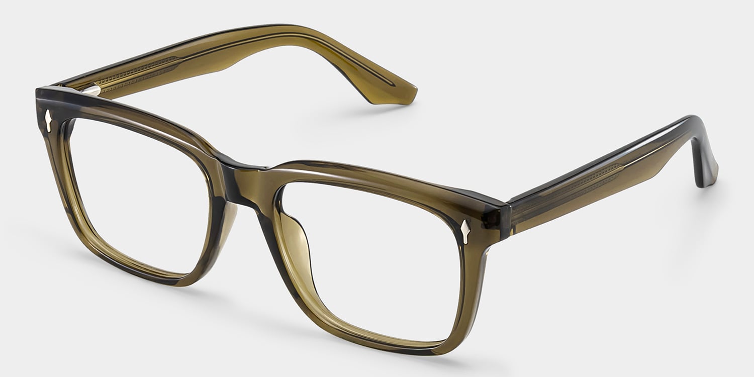 Fletcher Rectangle Brown Glasses3