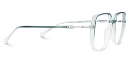Joana Geometric Blue Clear Glasses4