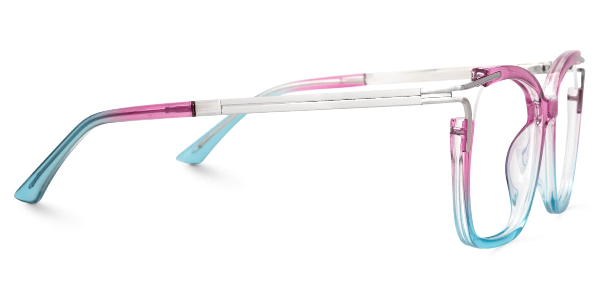 Spring hinges Sidibe Eyeglasses, Sidibe Blue and Pink Glasses -Zeelool2