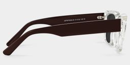 Garza Rectangle Clear Glasses3