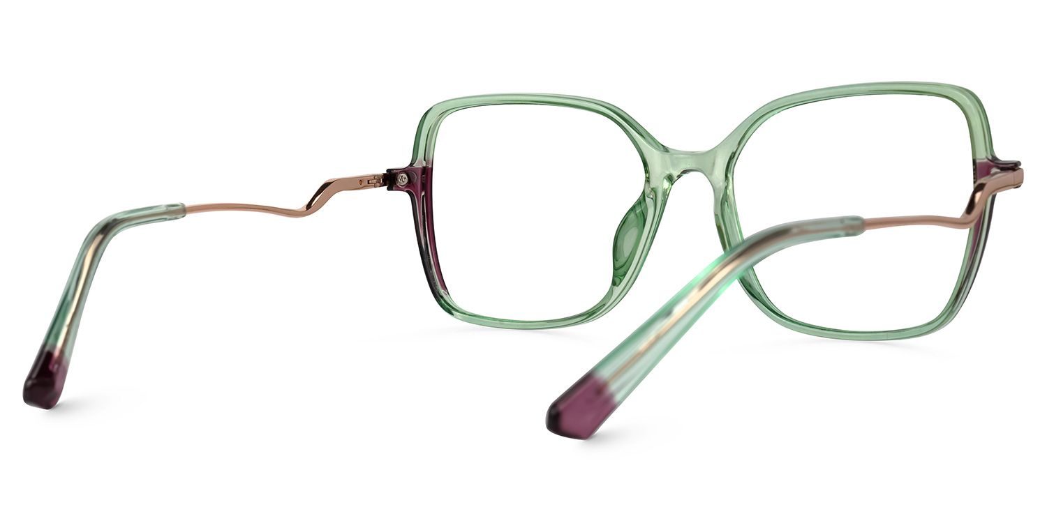 Rendon Square Green Glasses3