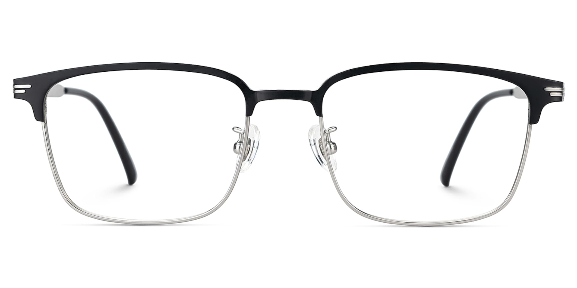 Men's Titanium Glasses Frames with Browline Shape1
