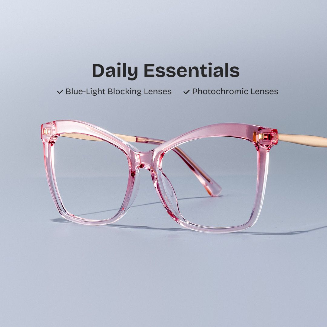 Isaebella Butterfly Pink Color Frame Glasses for Women | Zeelool0
