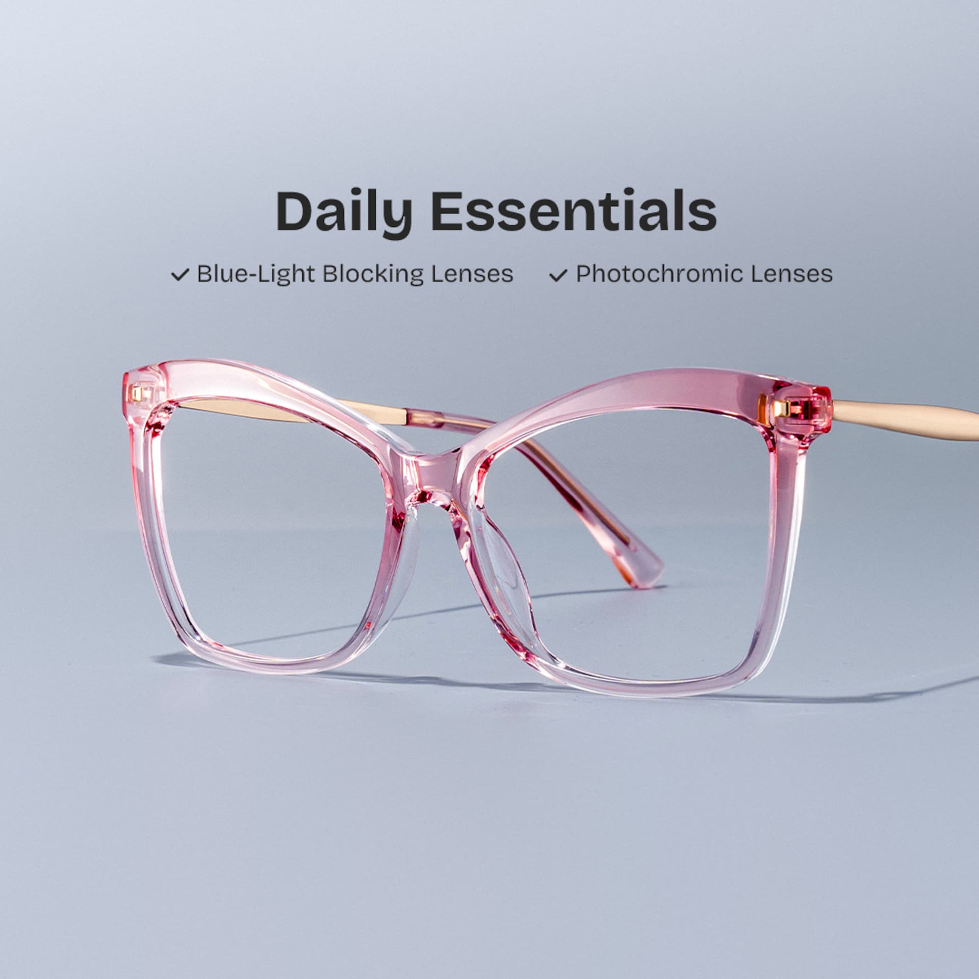 Isaebella Butterfly Pink Color Frame Glasses for Women | Zeelool0