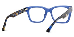 Gaydeh Rectangle Blue Glasses5