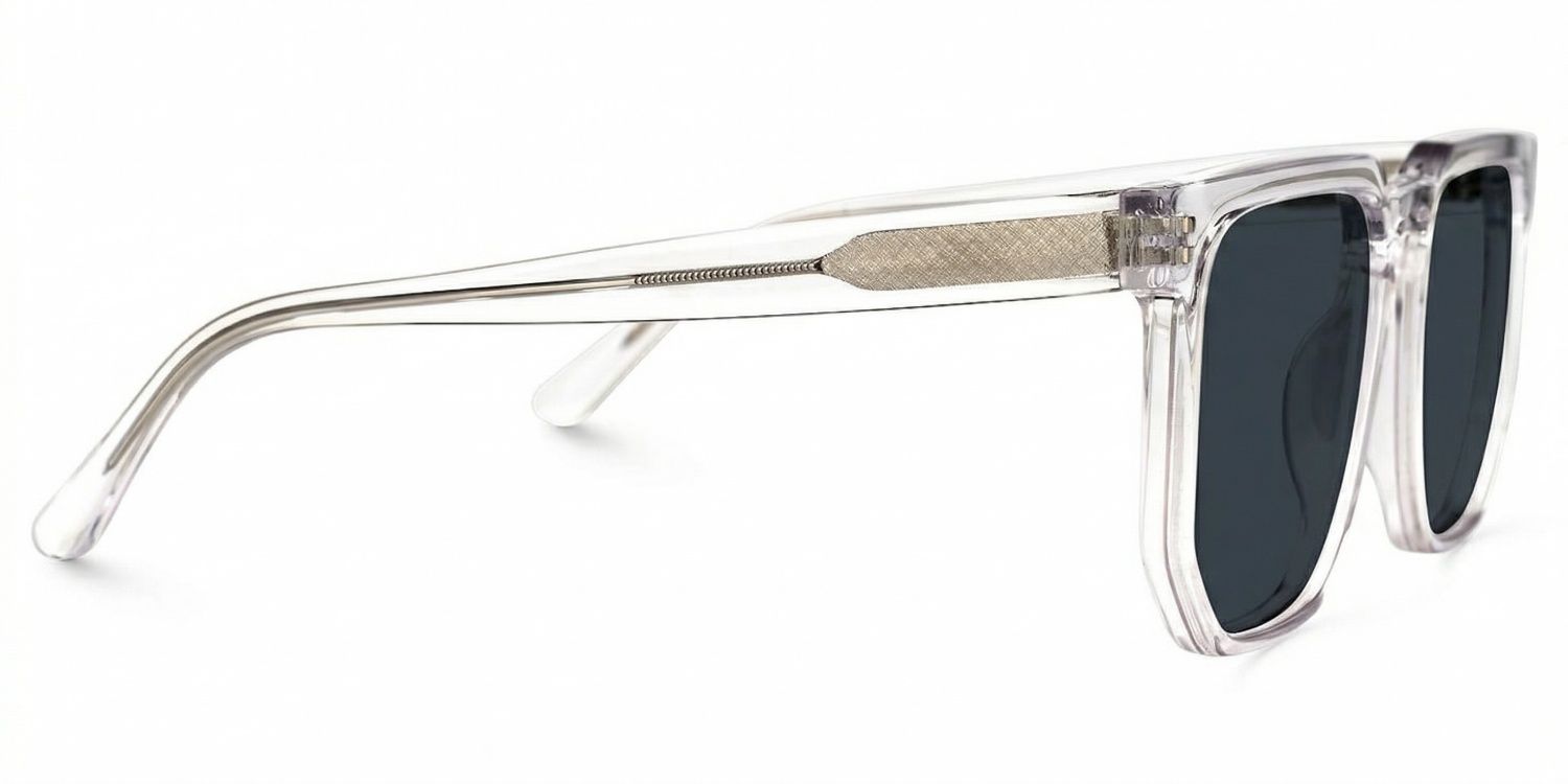 Matherne Square Clear Glasses | Zeelool Glasses2