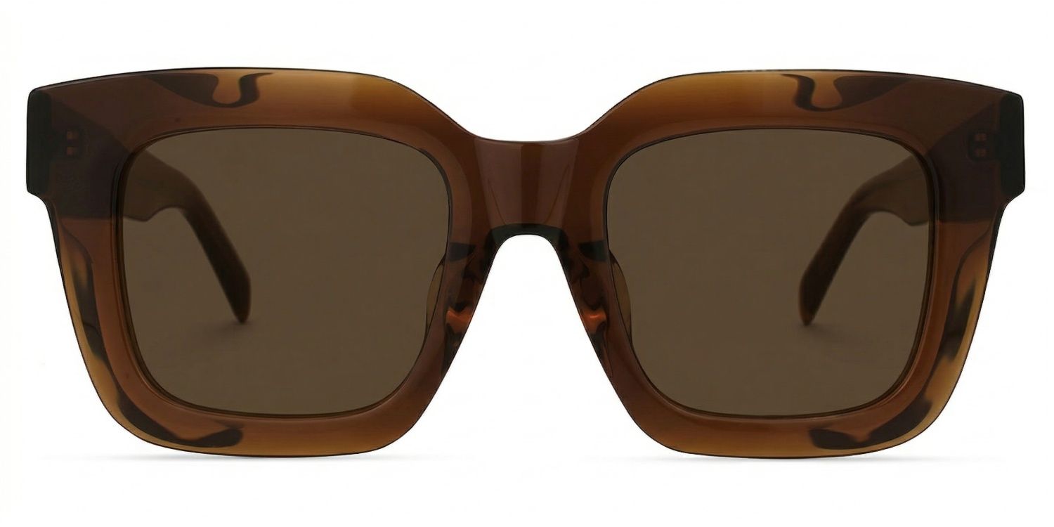 Trinity Tawny Square Sunglasses to Frame Your Face | ZEELOOL0