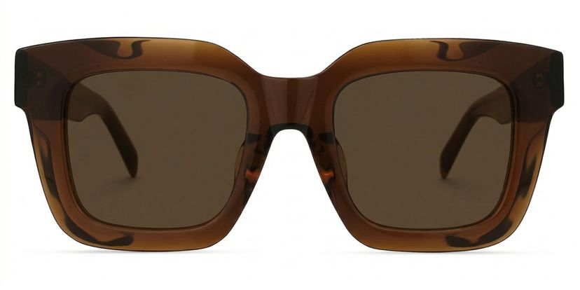 Trinity Tawny Square Sunglasses
