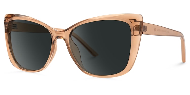 Farris Square Brown Glasses