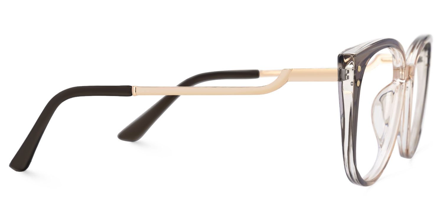 Trendy Zeelool Jailynn Glasses with Cateye Shape -Zeelool Glasses2
