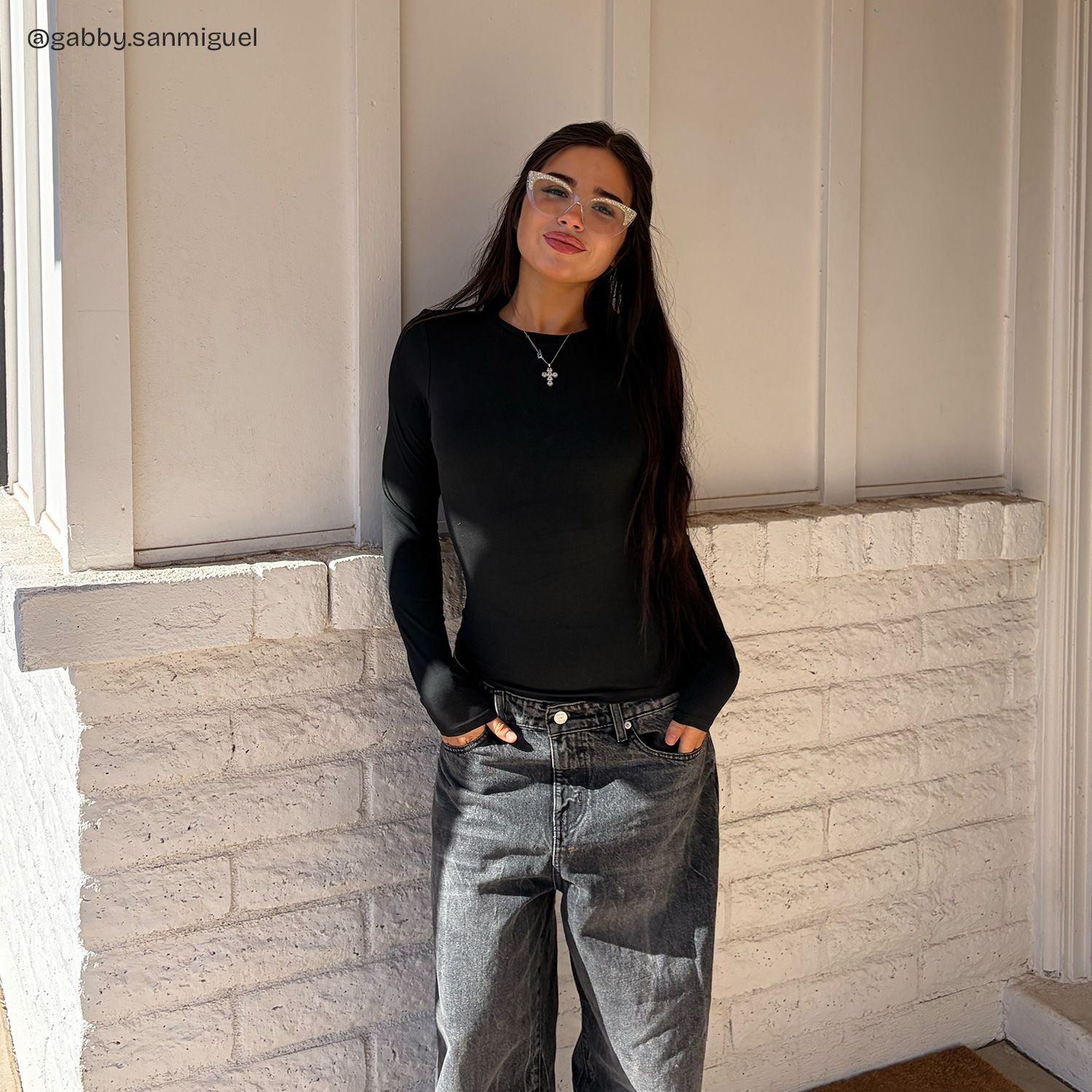 Elora Cat-eye Clear Glitter Glasses Frames Covere with Diamonds | ZEELOOL8