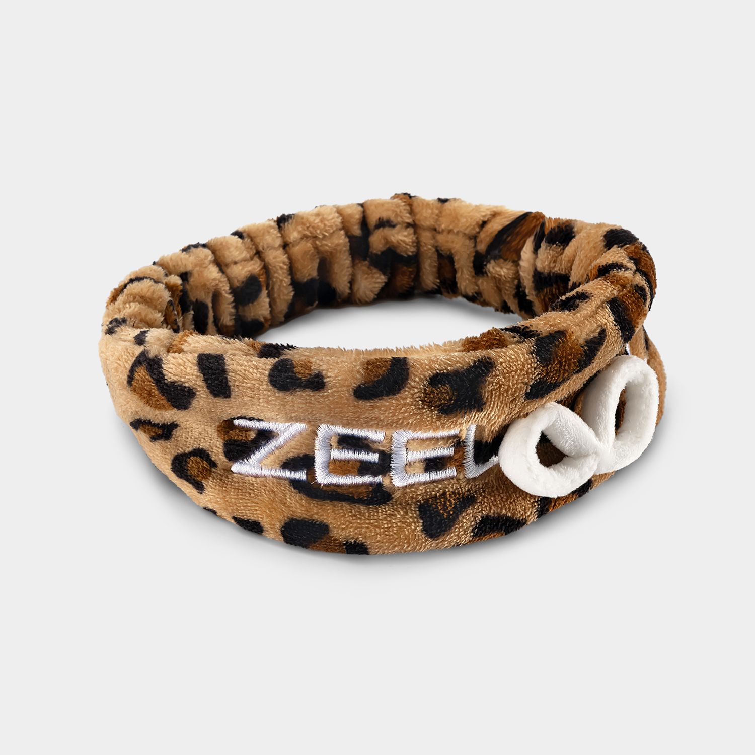 PSO482141-03 Leopard print Coral Fleece Headband
