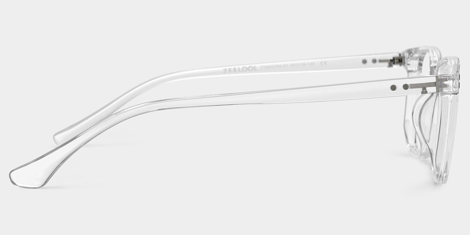 Martinez Square Clear TR90 Frame Glasses | ZEELOOL4