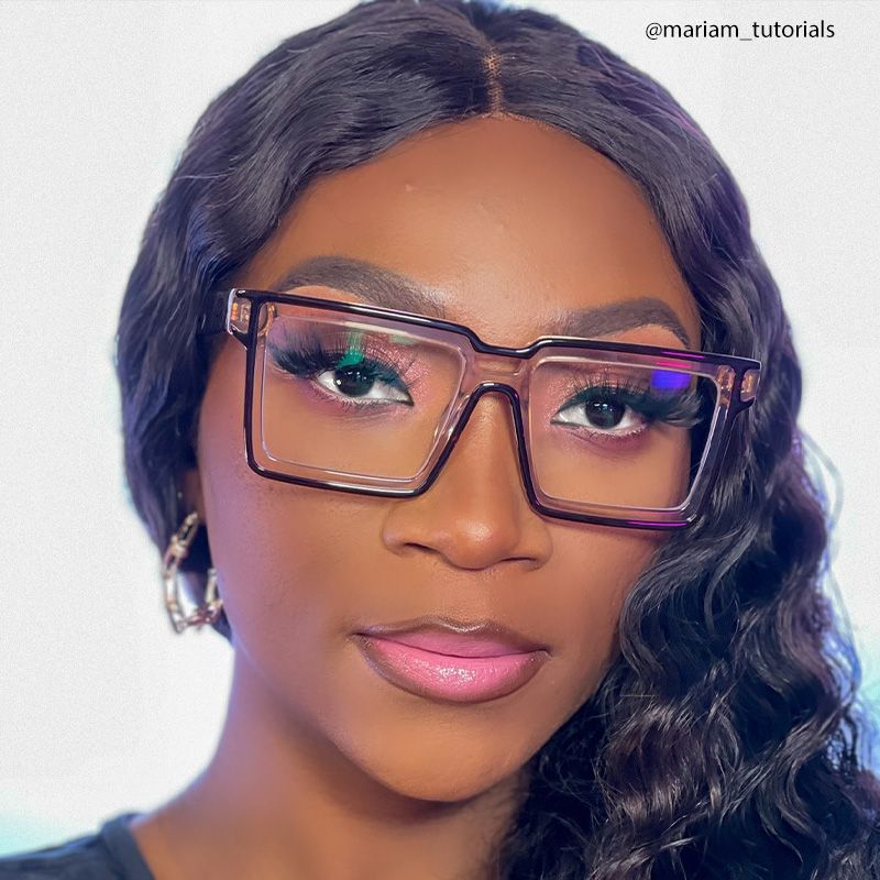 Milian Square Brown Glasses