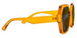 Piper Earthy-Yellow Geometric Sunglasses2