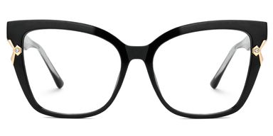 Nunnally Cateye Black Glasses