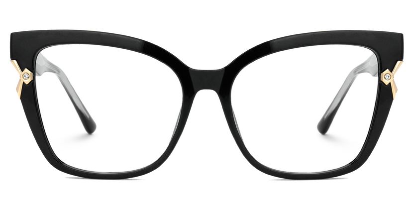 Nunnally Cateye Black Glasses
