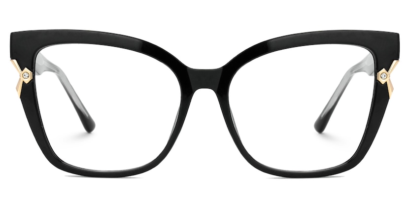 Nunnally Cateye Black Glasses