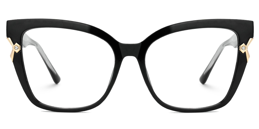 Nunnally Cateye Black Glasses
