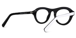 Milan Round White Glasses3