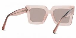 Brandon Beige Square Sunglasses3