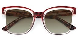 Cadogan Square Red Gray Sunglasses1