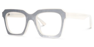 Rochester Square White Glasses2