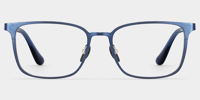 Aubrey Rectangle Blue Glasses