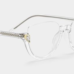 Felicia Cat Eye Clear Glasses4