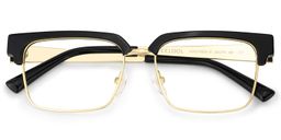 Gerena Browline Black Glasses2