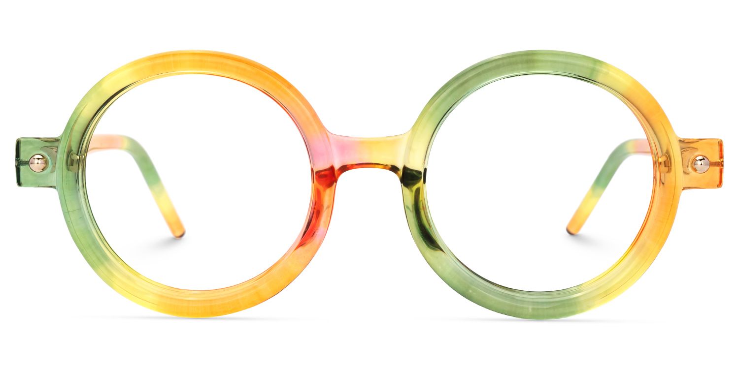 Rahman Round Multicolor Glasses | Zeelool Glasses0