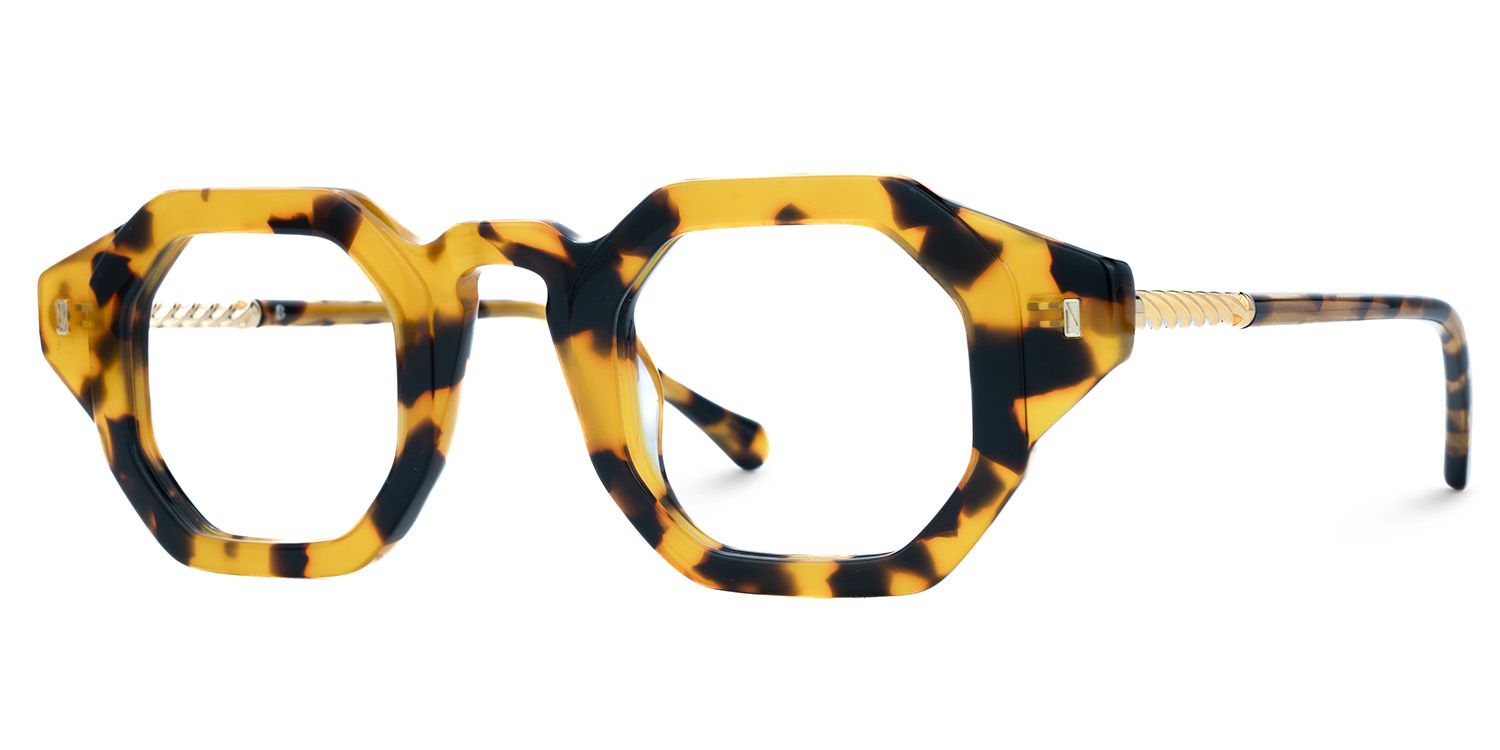 Buy Tortoise Hexagon Shape Spectacles Online | Zeelool1