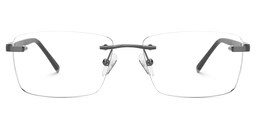Kosar Square Silver Glasses0