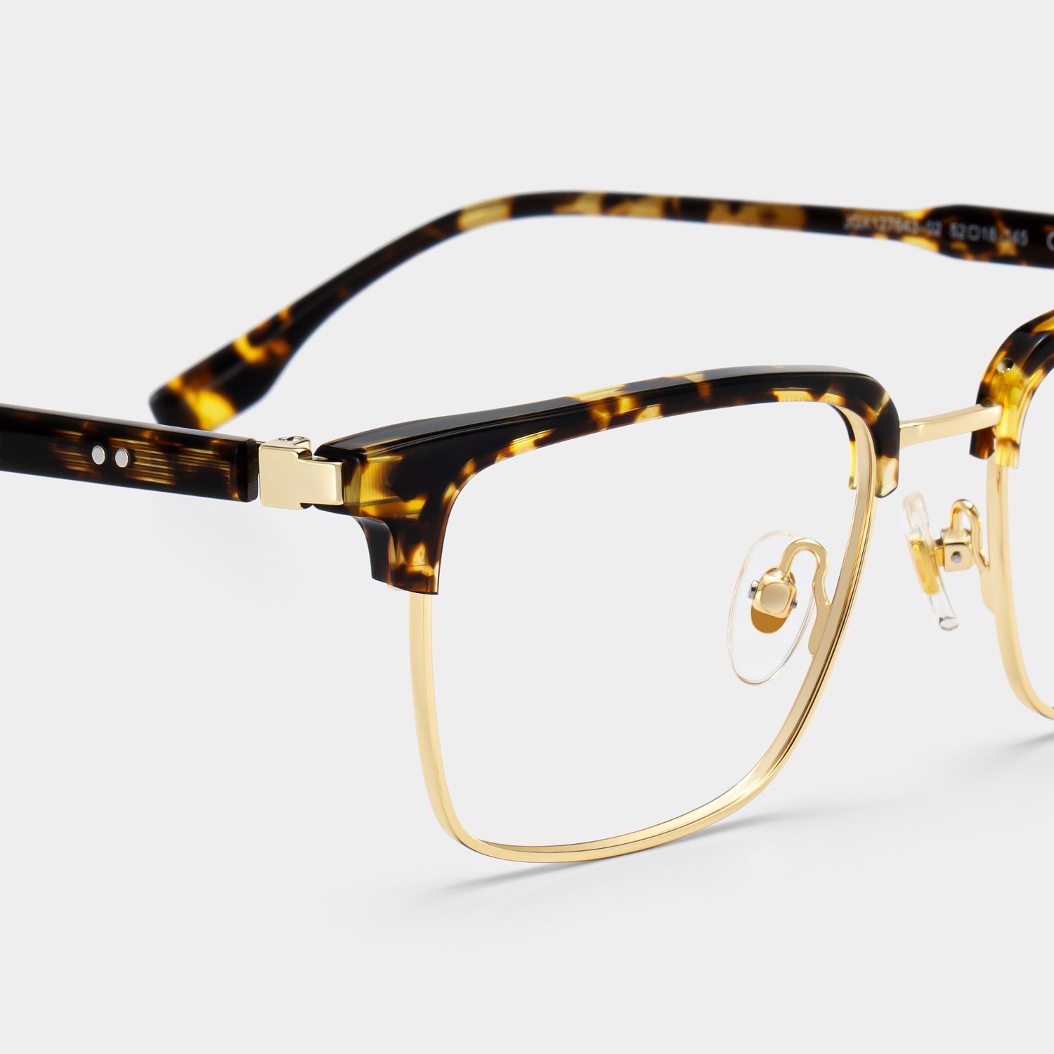 Audrey Tortoise Browline Glasses Frames for Men | ZEELOOL