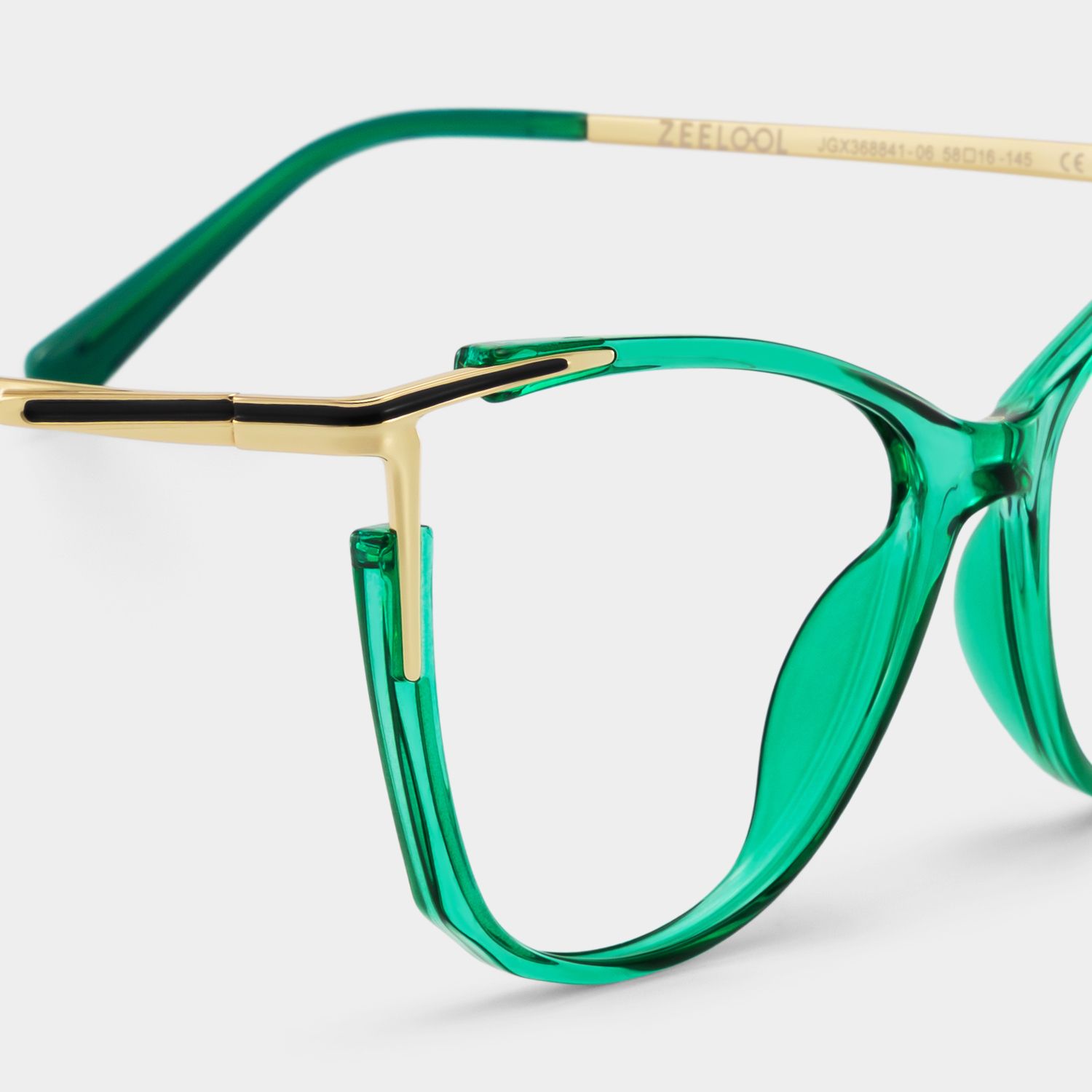 Yomary Cat eye Green Eyeglass Frames for Women | ZEELOOL4