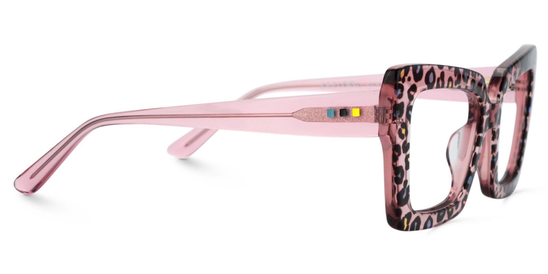 Tootie Eyeglasses in Butterfly Pink Leopard Frame | Zeelool3