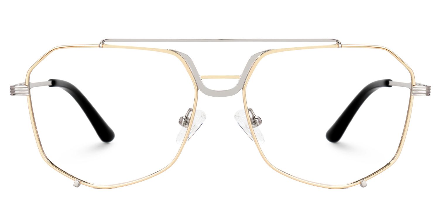 Beethoven Gold Aviator Prescription Glasses | ZEELOOL Canada0