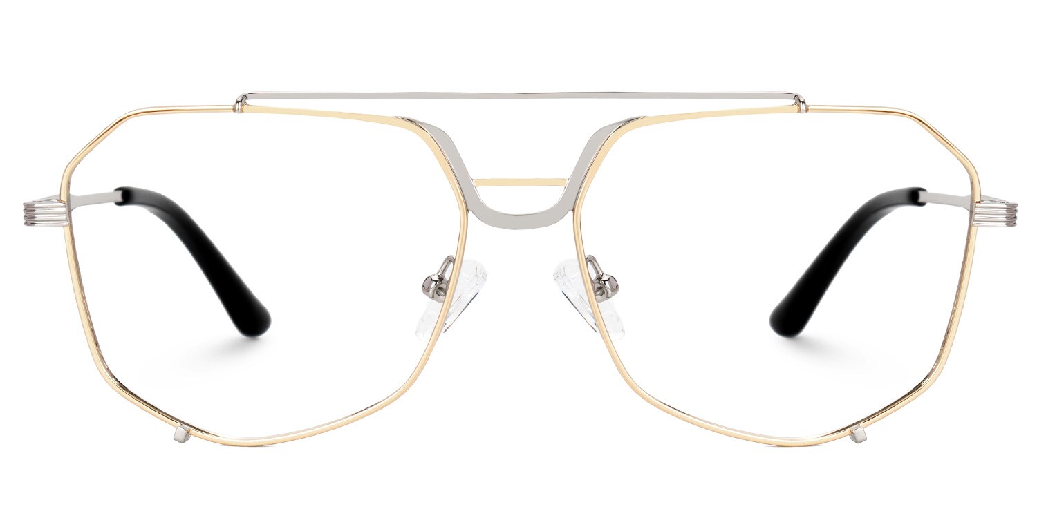 Beethoven Gold Aviator Prescription Glasses | Zeelool0