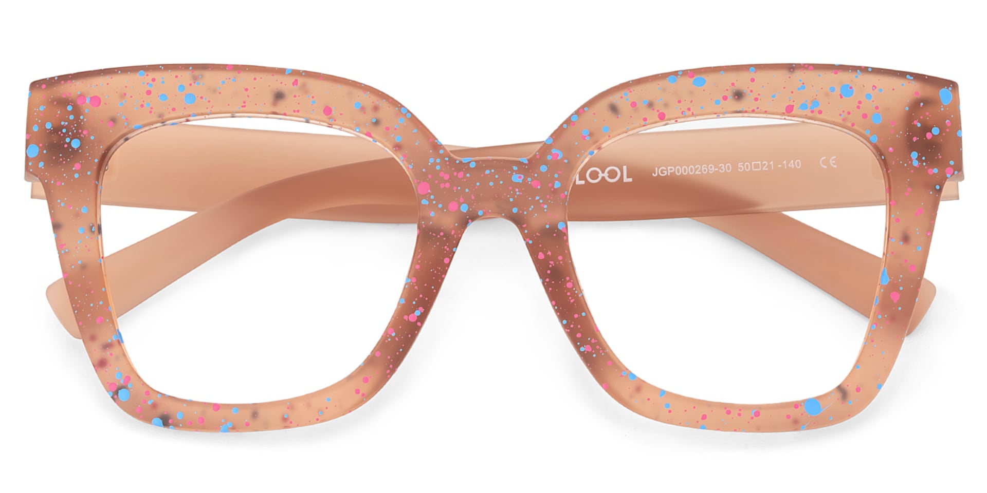 Malcolm Large Square Nerdy Glasses with Matte Brown2