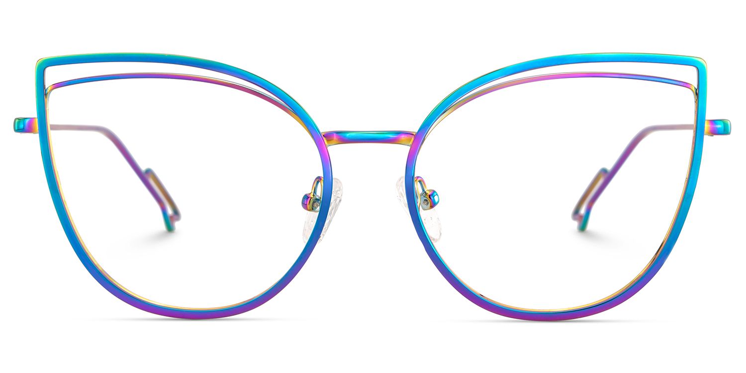 Spivey Cateye Metal Full Frame Eyeglasses | Zeelool1