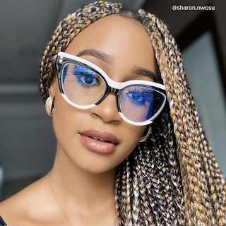 Cascata Cateye Black Glasses9