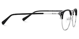 Geno Browline Black Glasses2